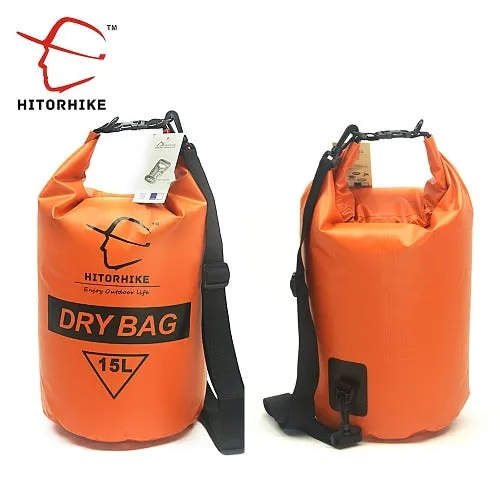 15L 25L Swimming Waterproof Bag Dry Sack Bag For Canoeing Kayak Rafting Outdoor Sport Bags Travel Kit Equipment storage bag 2018