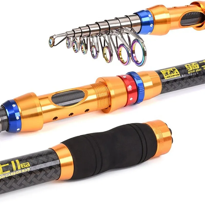 1.8M-3.6M  Telescopic  Carbon  Fishing  Rod  Protective  Cover