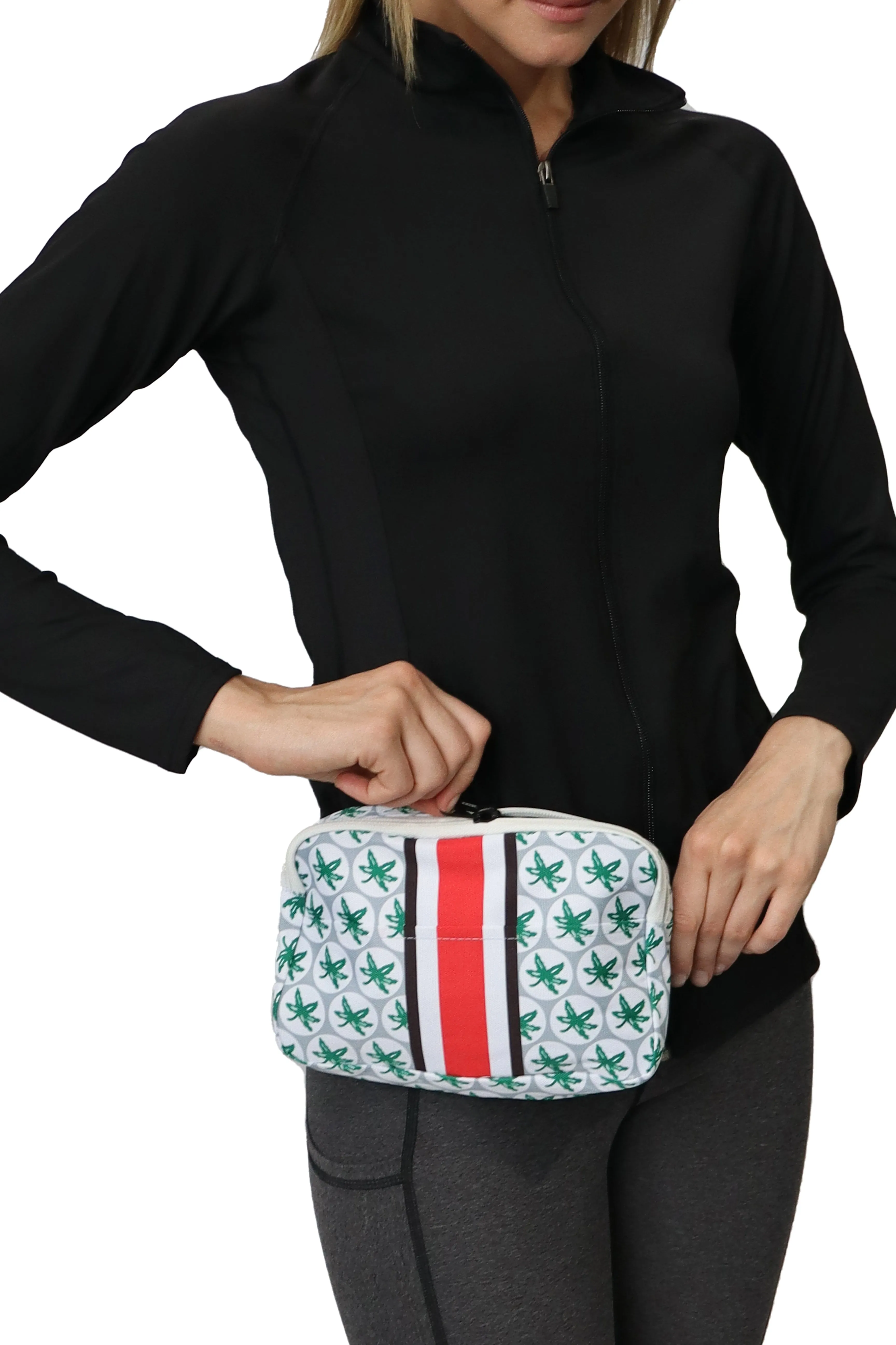 2107 -Ohio State Buckeyes "Gameday" Square Fanny Pack