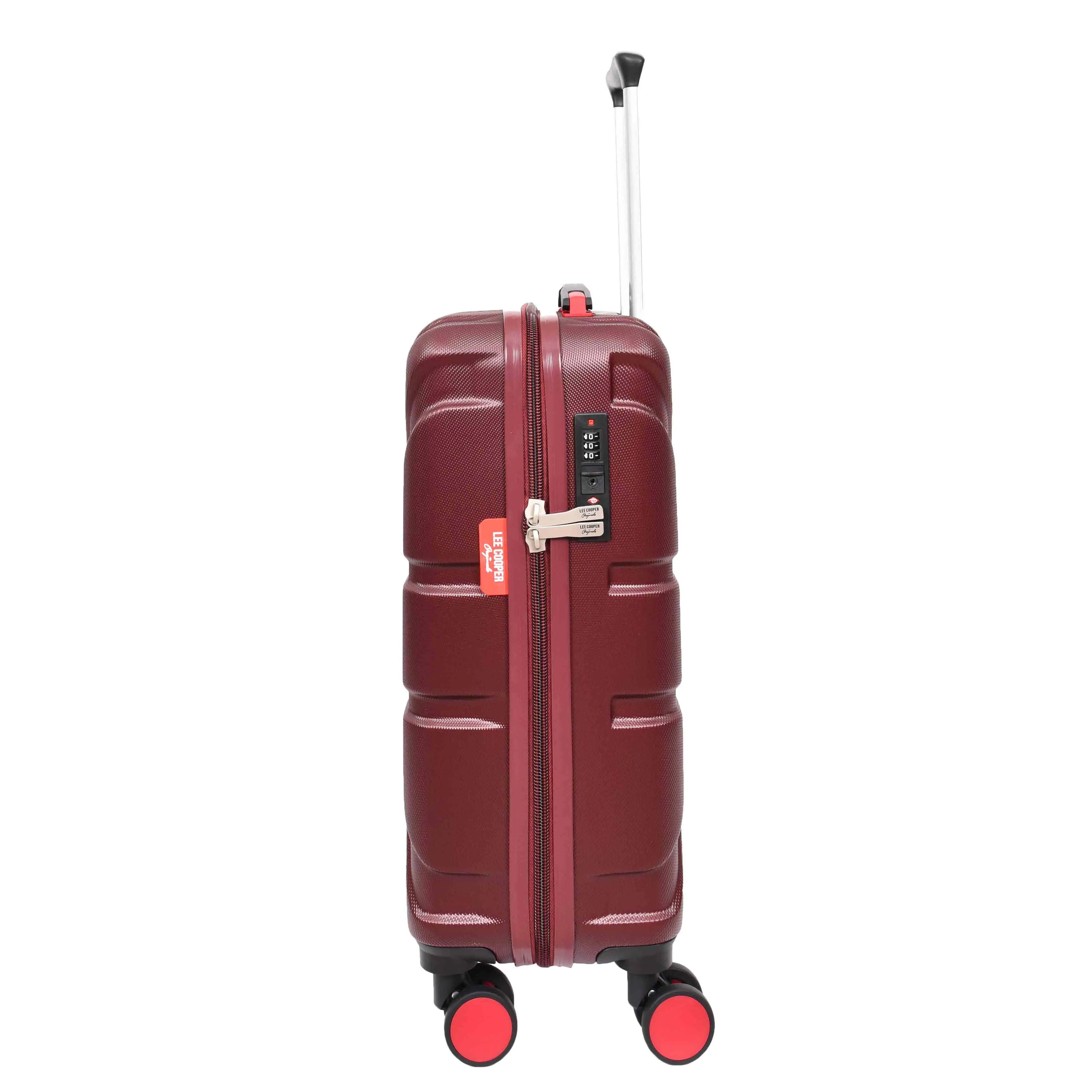 4 Wheel Spinner TSA Hard Travel Luggage Union Jack Wine