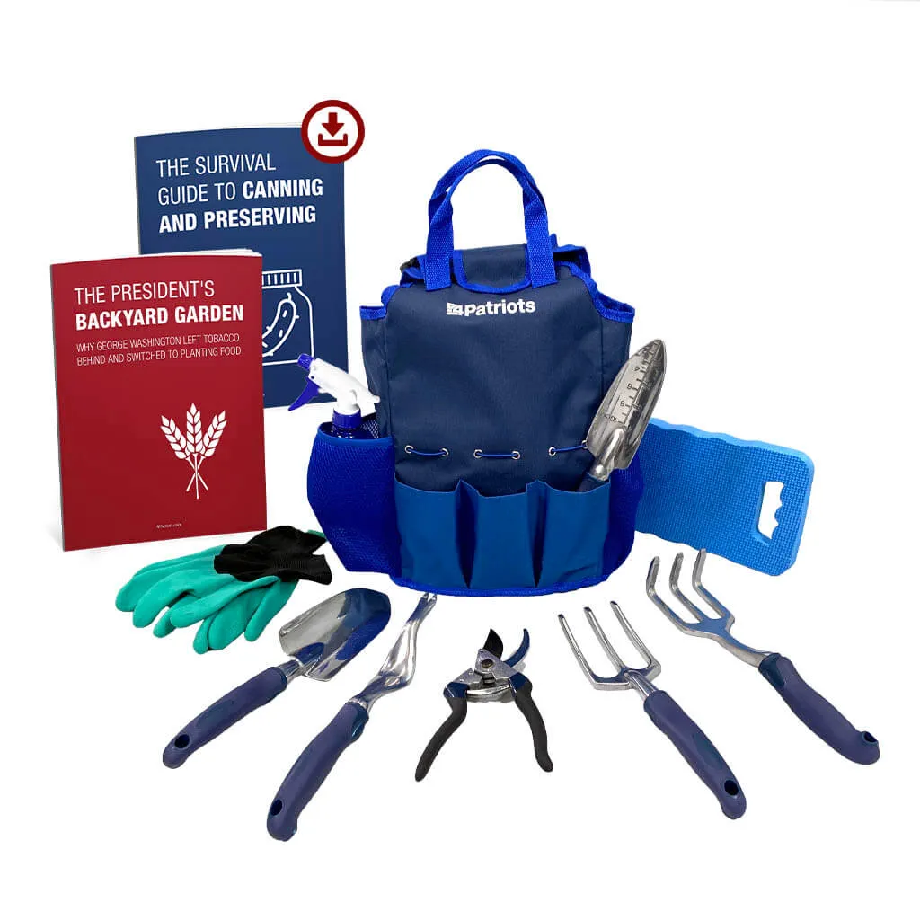 4Patriots Gardening Tool and Storage Set