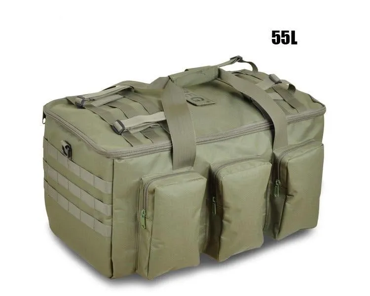 55L Military SWAT MOLLE 1000D Tactical Army Duffel Bag