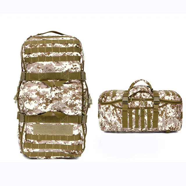 60L Molle Military Outdoor Tactical Shoulder Duffel Backpack