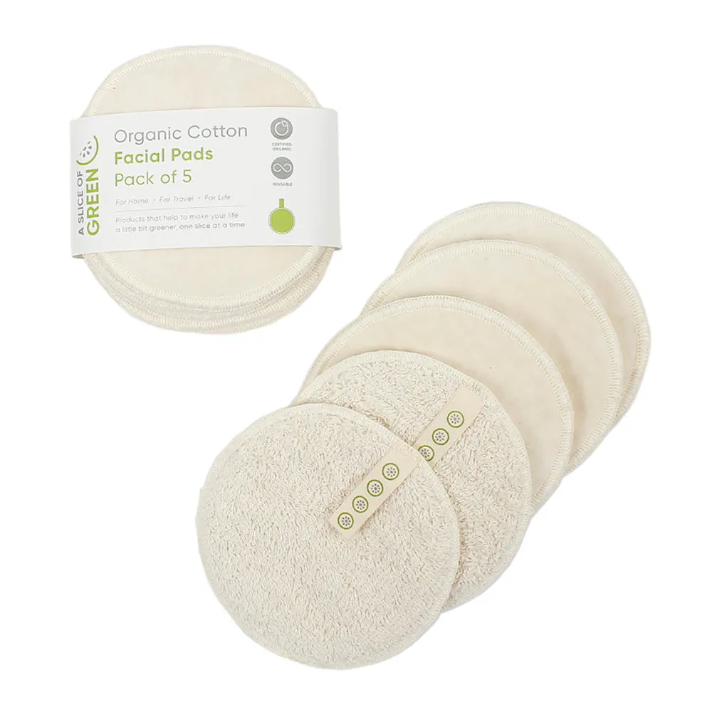 A Slice Of Green Organic Cotton Facial Pads