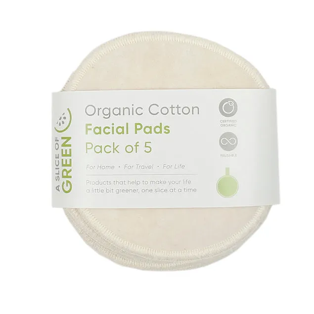 A Slice Of Green Organic Cotton Facial Pads