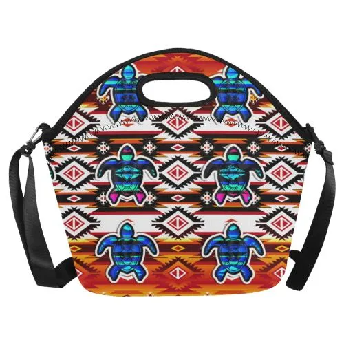 Adobe Fire Turtle Neoprene Lunch Bag/Large