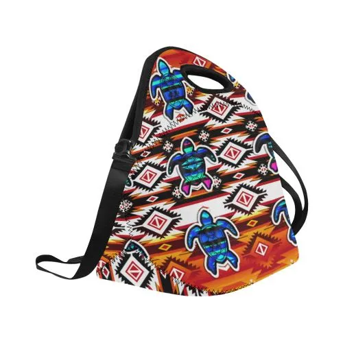 Adobe Fire Turtle Neoprene Lunch Bag/Large