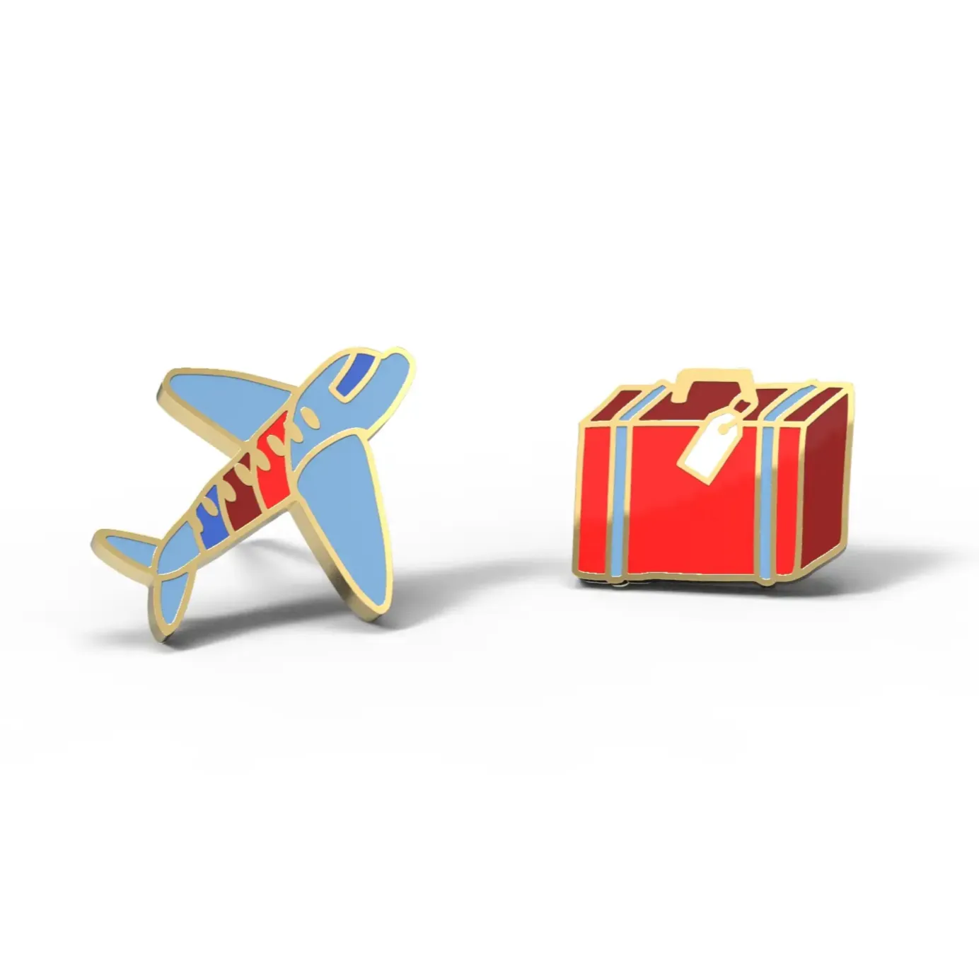 Airplane   Suitcase Earrings