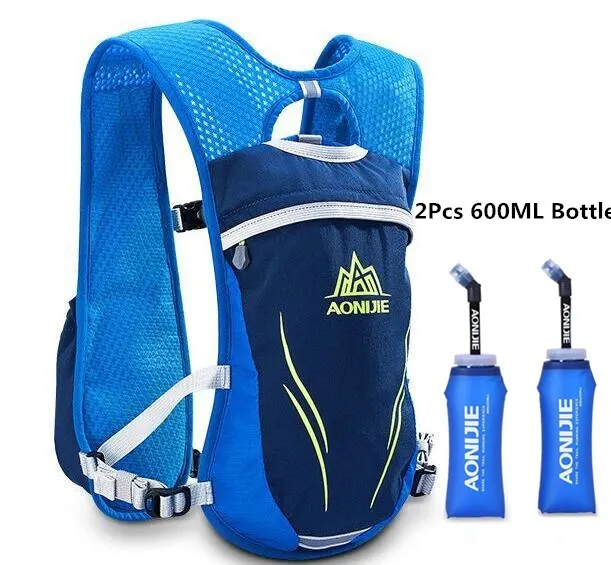 AONIJIE Running Marathon Hydration Nylon 5.5L Outdoor Running Bags Hiking Backpack Vest Marathon Cycling Backpack