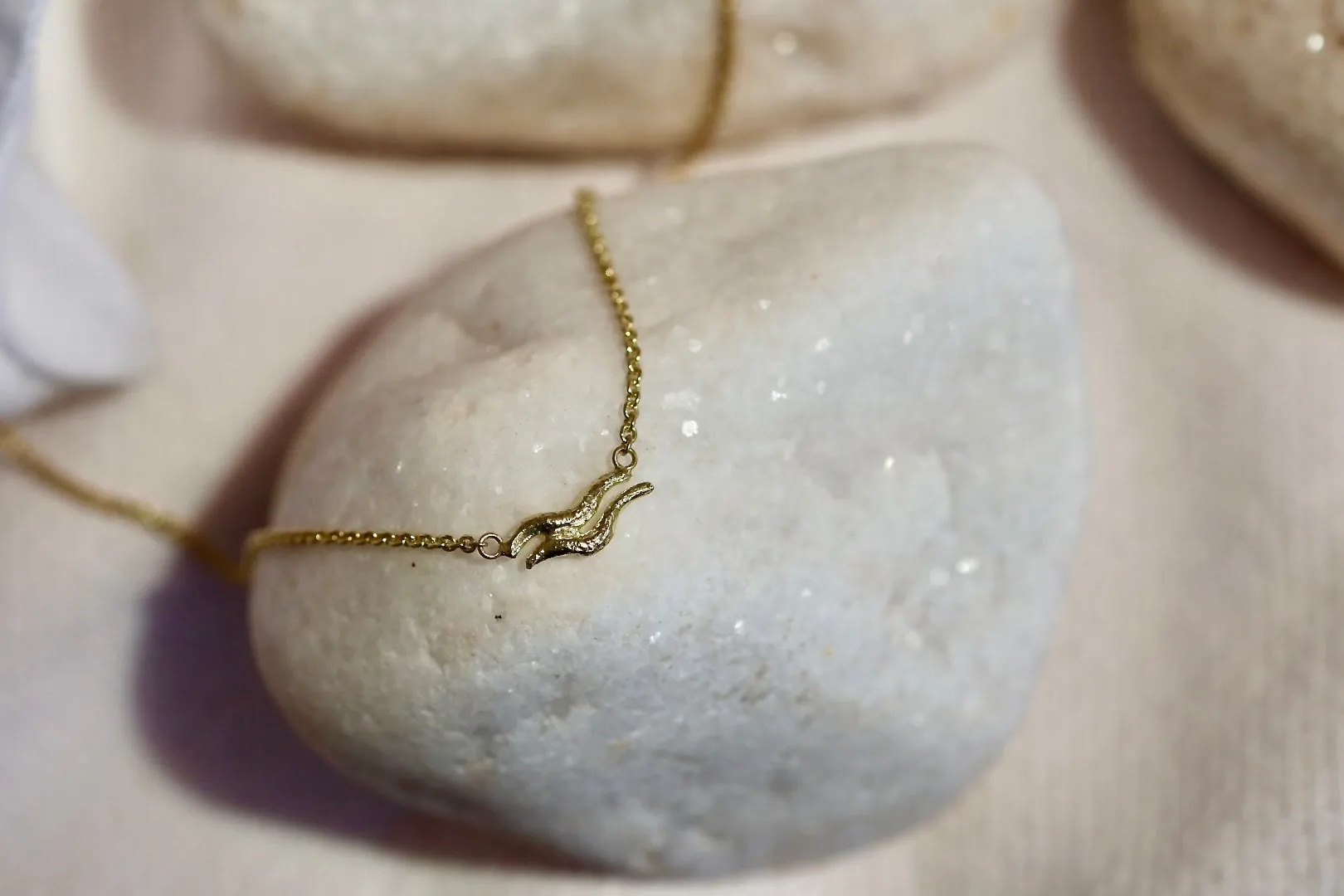 Aquarius 14k Gold Vermeil Necklace