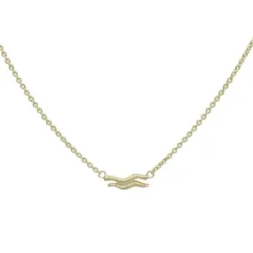 Aquarius 14k Gold Vermeil Necklace