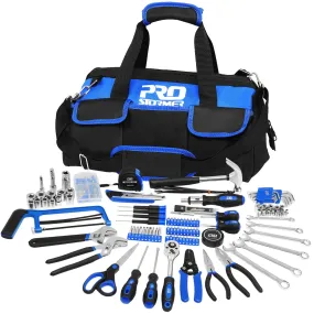 Auto Repair Hand Tool Set with Storage Bag 198-Piece