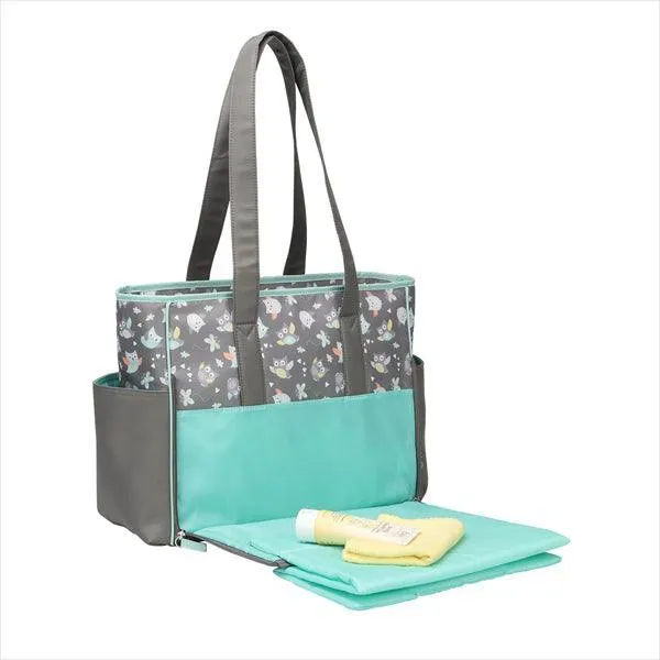 Babyboom Owl Zip Front Tote Diaper Bag