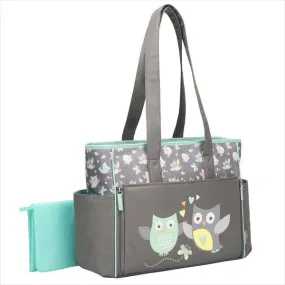 Babyboom Owl Zip Front Tote Diaper Bag