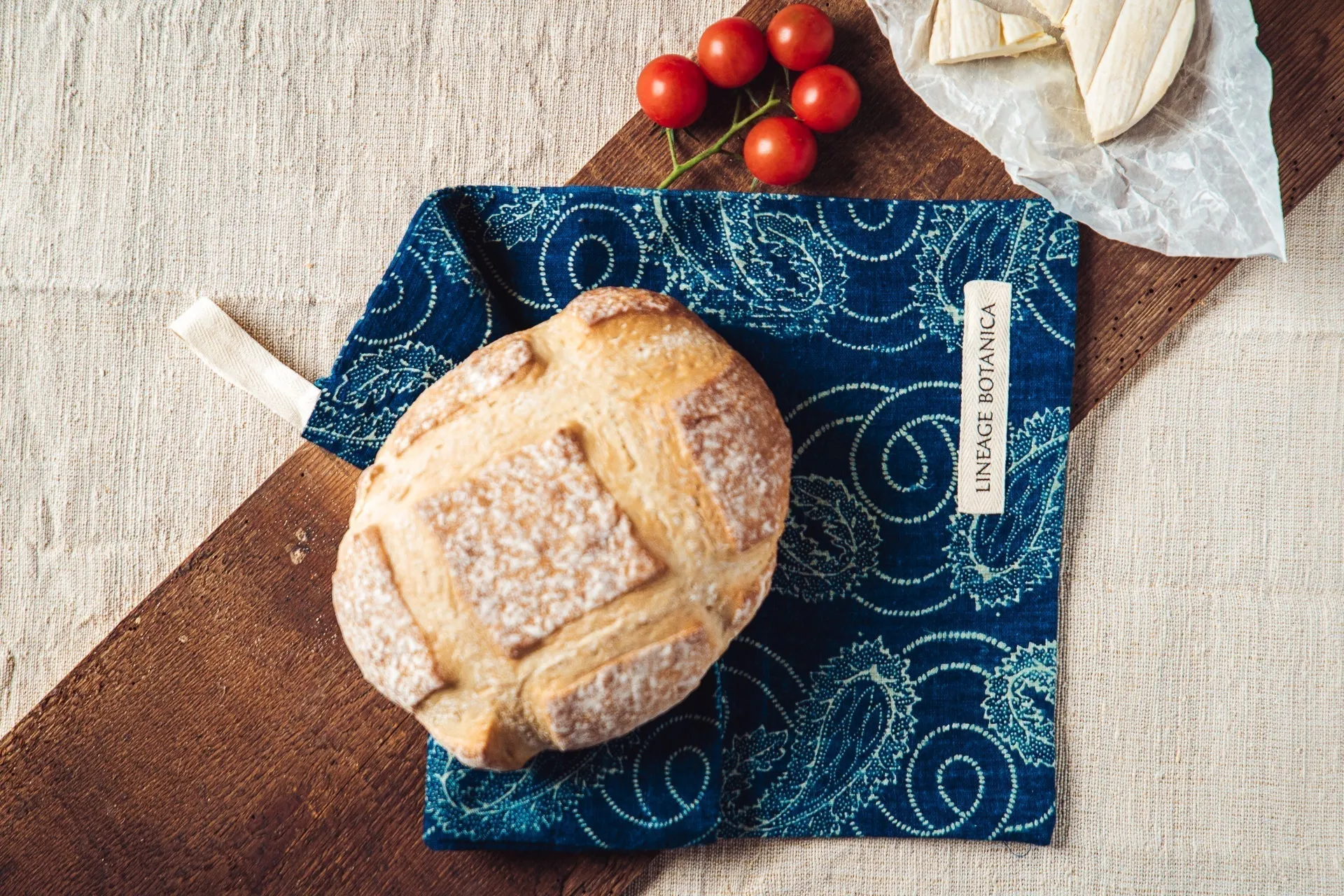 Bag: Handwoven antique and vintage hemp bread bags- BG234