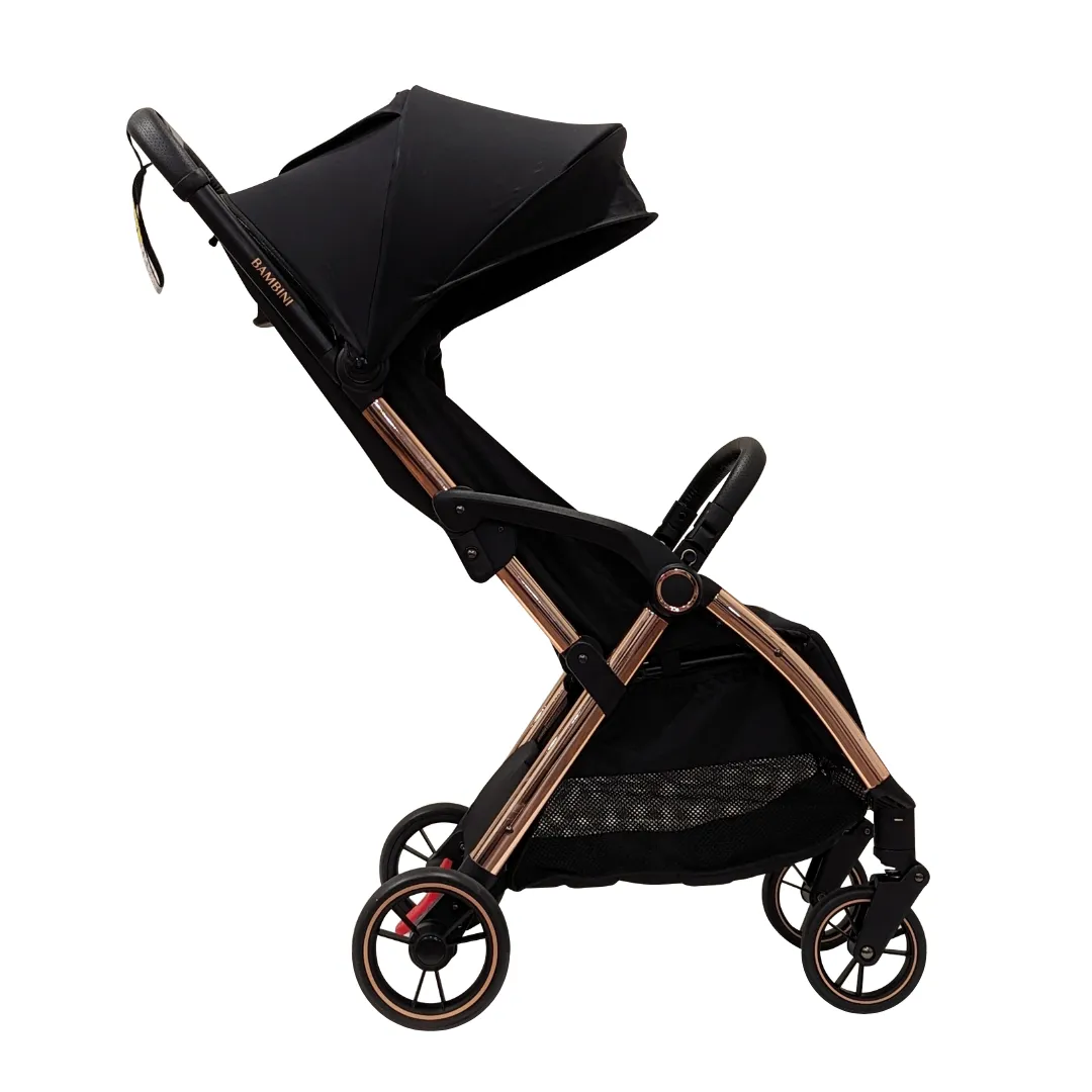 Bambini Prams Paris Travel Stroller ( FREE Bumper bar, Travel Bag, Insect Nest & Cupholder)