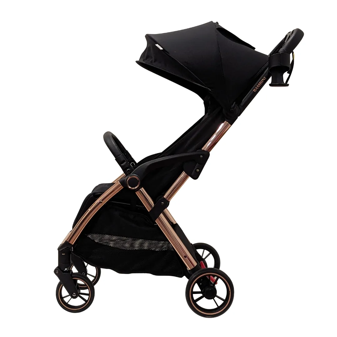 Bambini Prams Paris Travel Stroller ( FREE Bumper bar, Travel Bag, Insect Nest & Cupholder)