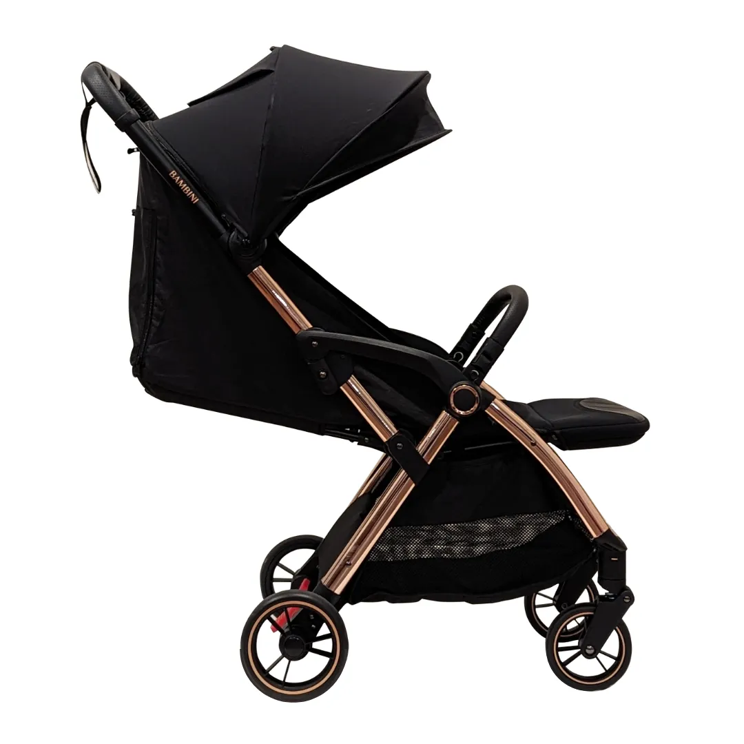 Bambini Prams Paris Travel Stroller ( FREE Bumper bar, Travel Bag, Insect Nest & Cupholder)