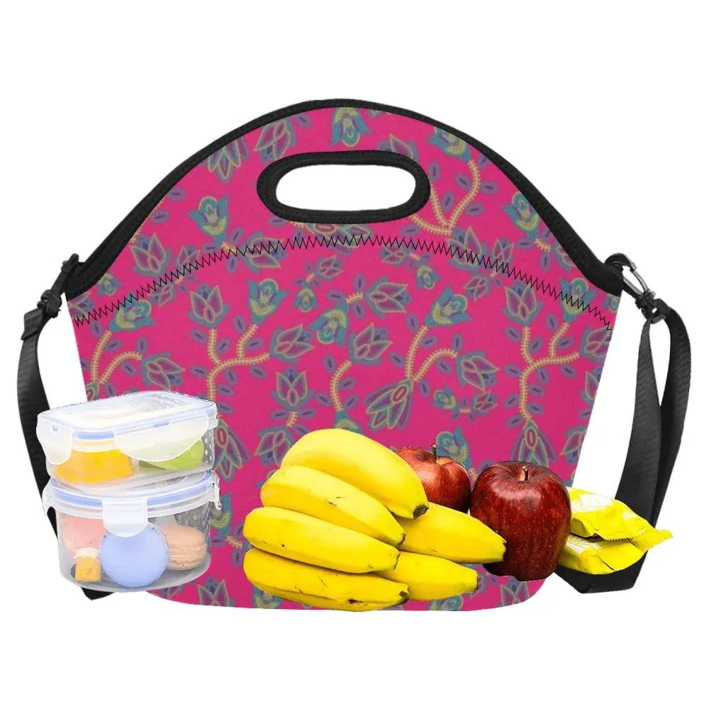 Beaded Lemonade Neoprene Lunch Bag/Large