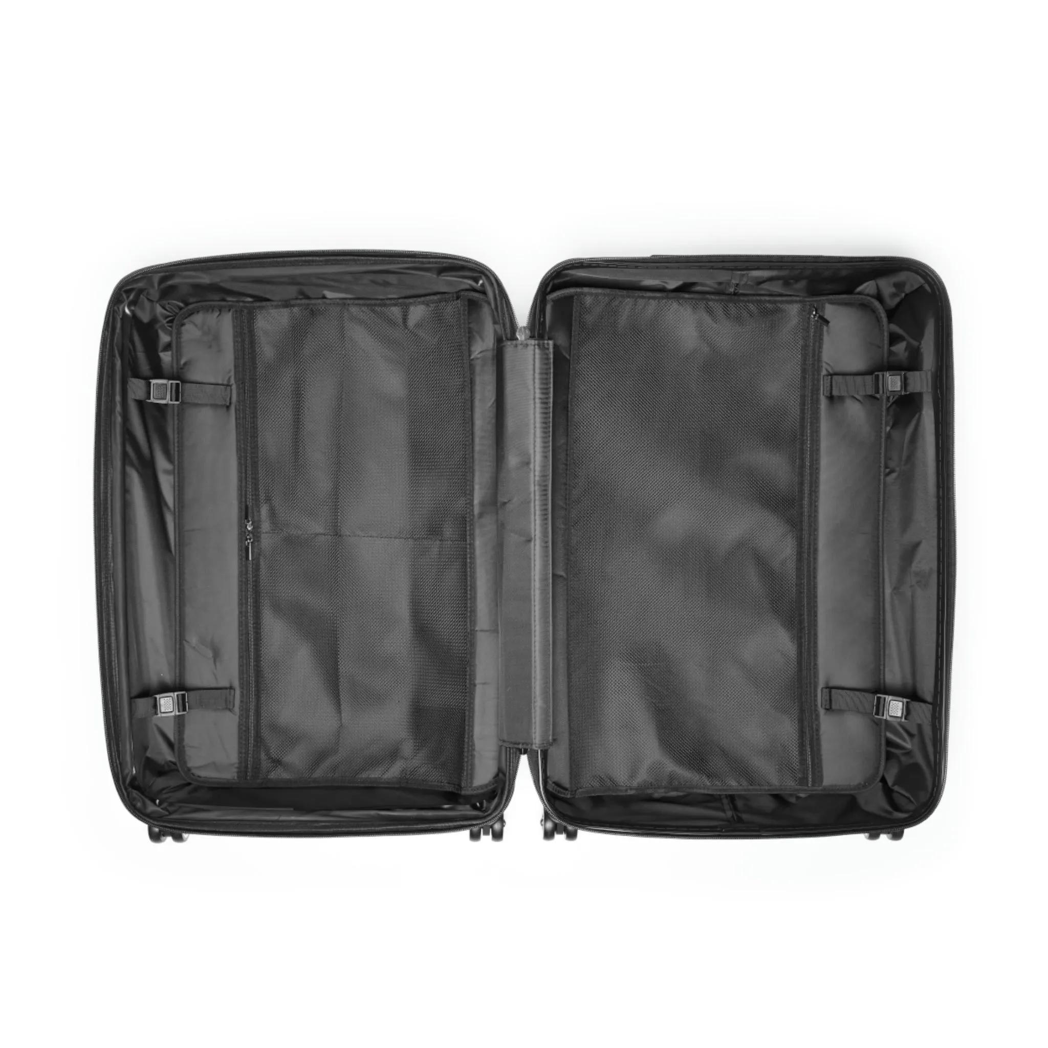 Black Beauty Suitcase 3 Sizes Carry-on Suitcase Baroque Travel Luggage Hard Shell Suitcase | 100356