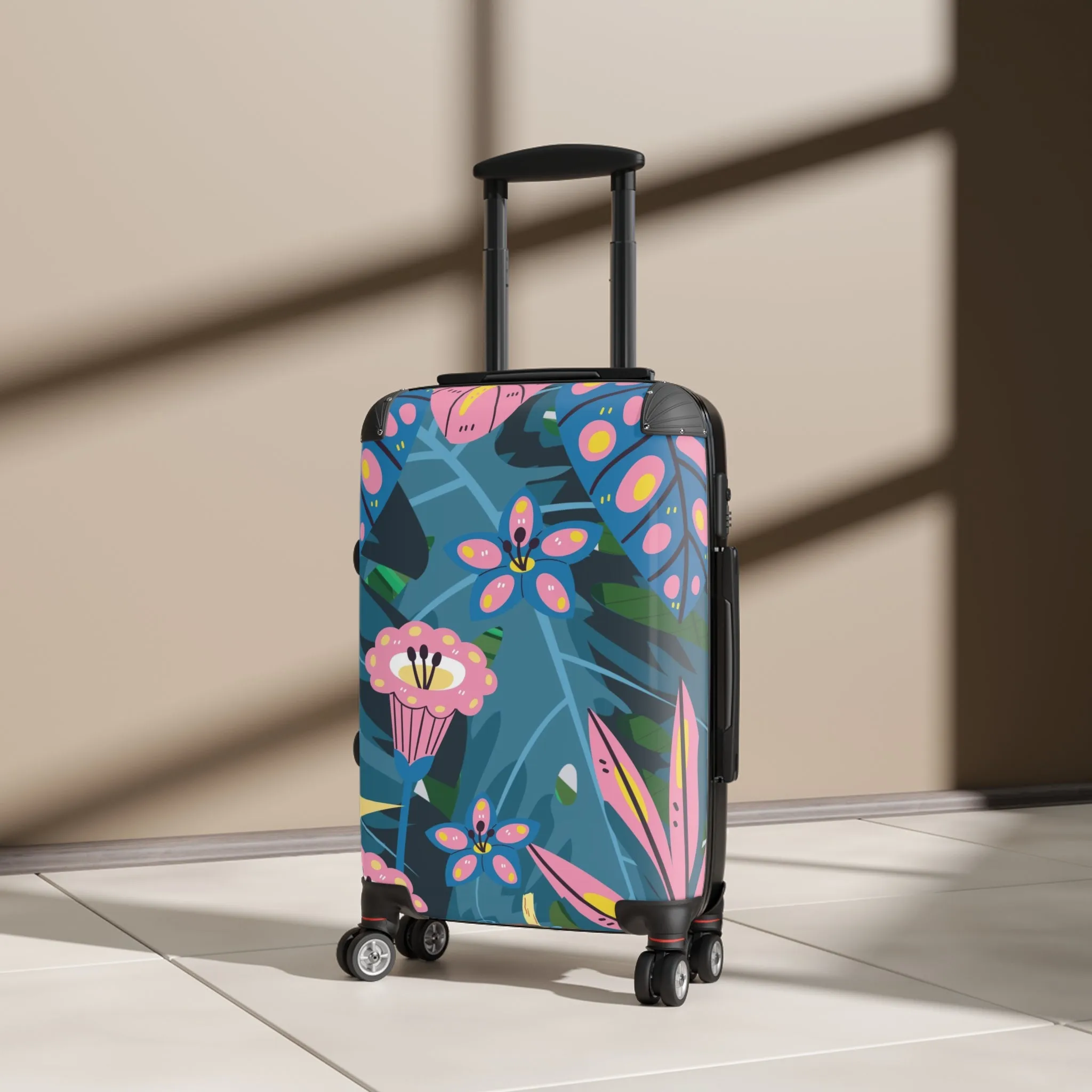 Boho Bliss Jungle Suitcase, Tropical Designer Suitcase