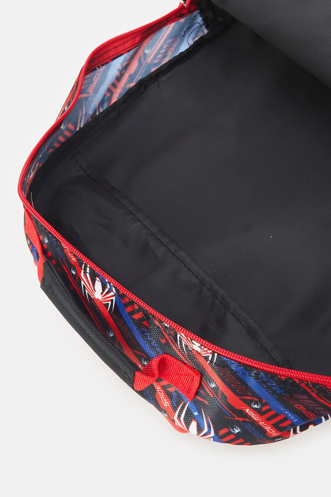 Boys Black And Red Spider-Man Trolley Bag (18 Inch)