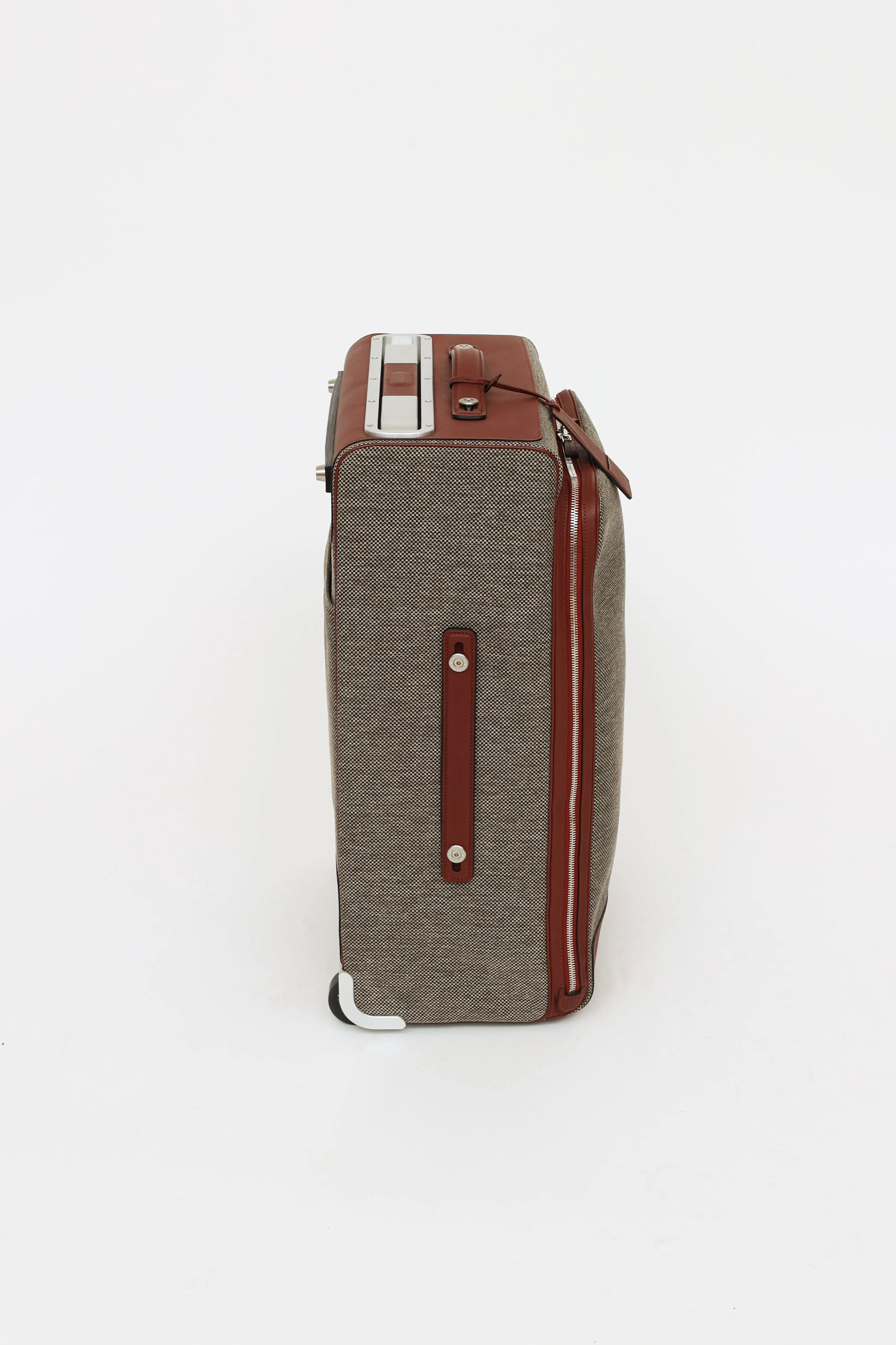 Brown & Grey Caleche Express Rolling Suitcase