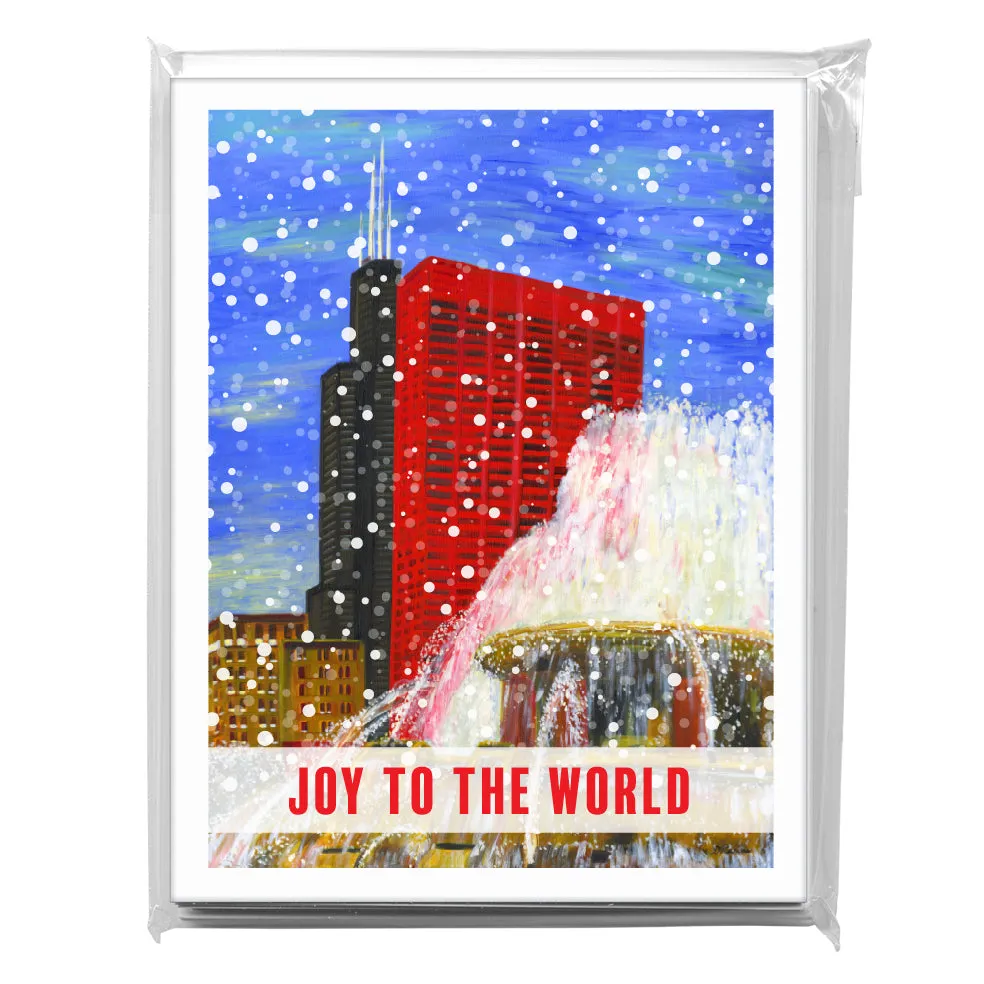 Buckingham Fountain, Chicago, Greeting Card (7419A)