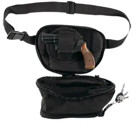 Bulldog BD860 Fanny Pack  Medium Black Nylon Ambidextrous