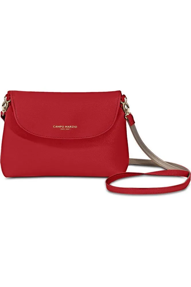 Campo Marzio Emma Crossbody Bag With Pouch - Cherry Red