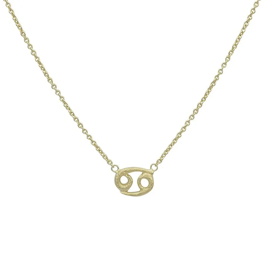 Cancer 14K Gold Vermeil Necklace