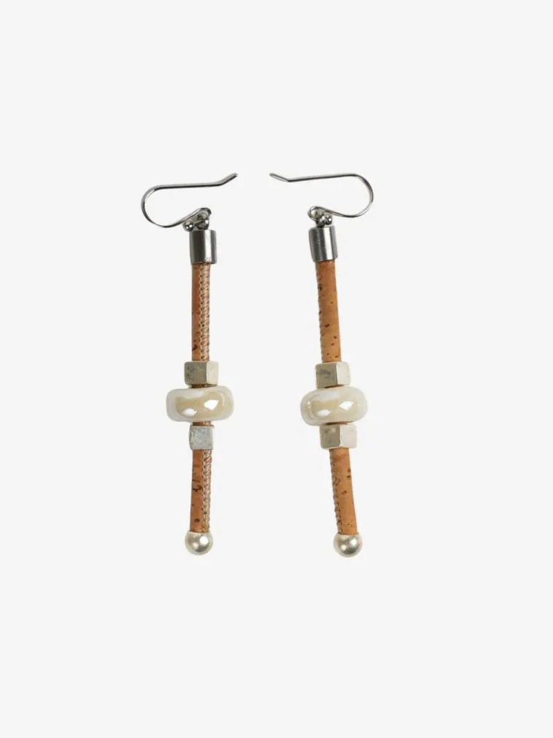 Ceramic Lineage Cork Earring