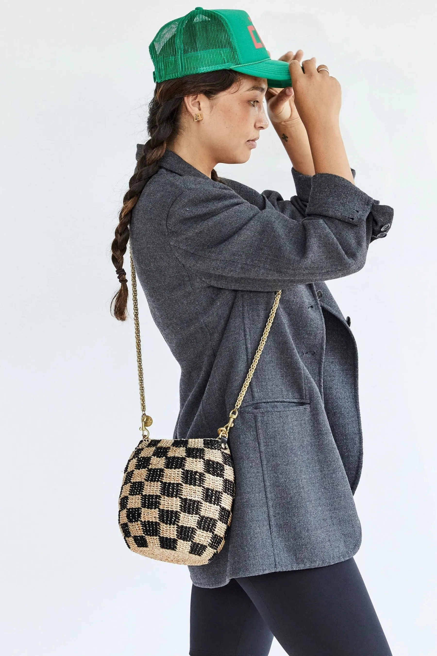 Checker Pot De Miel Bag