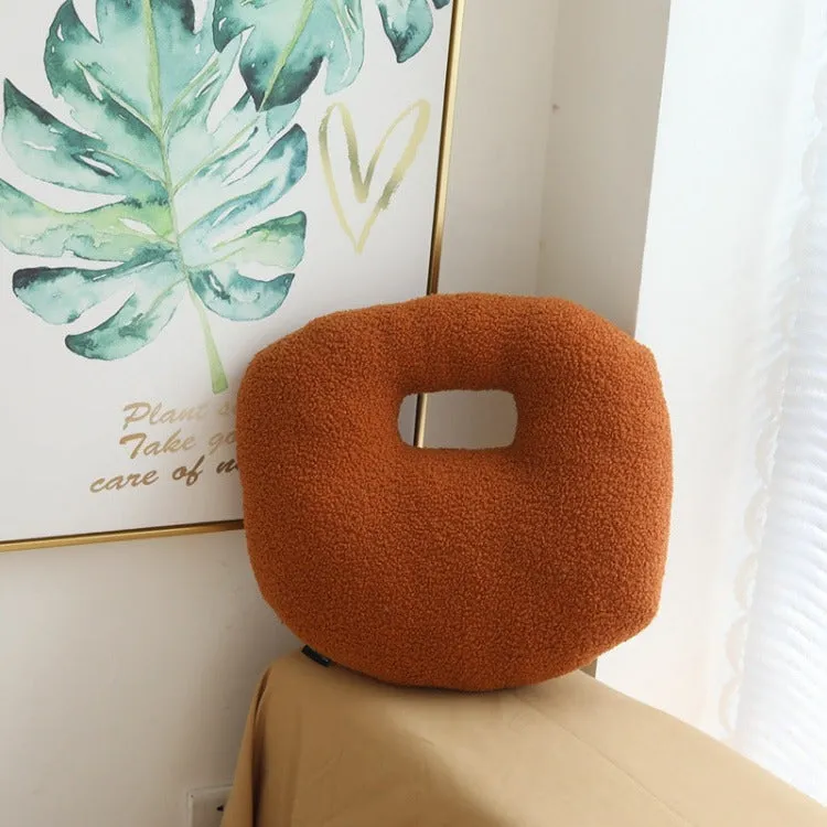 Coffee Time Cushion | Saddle Brown Bag