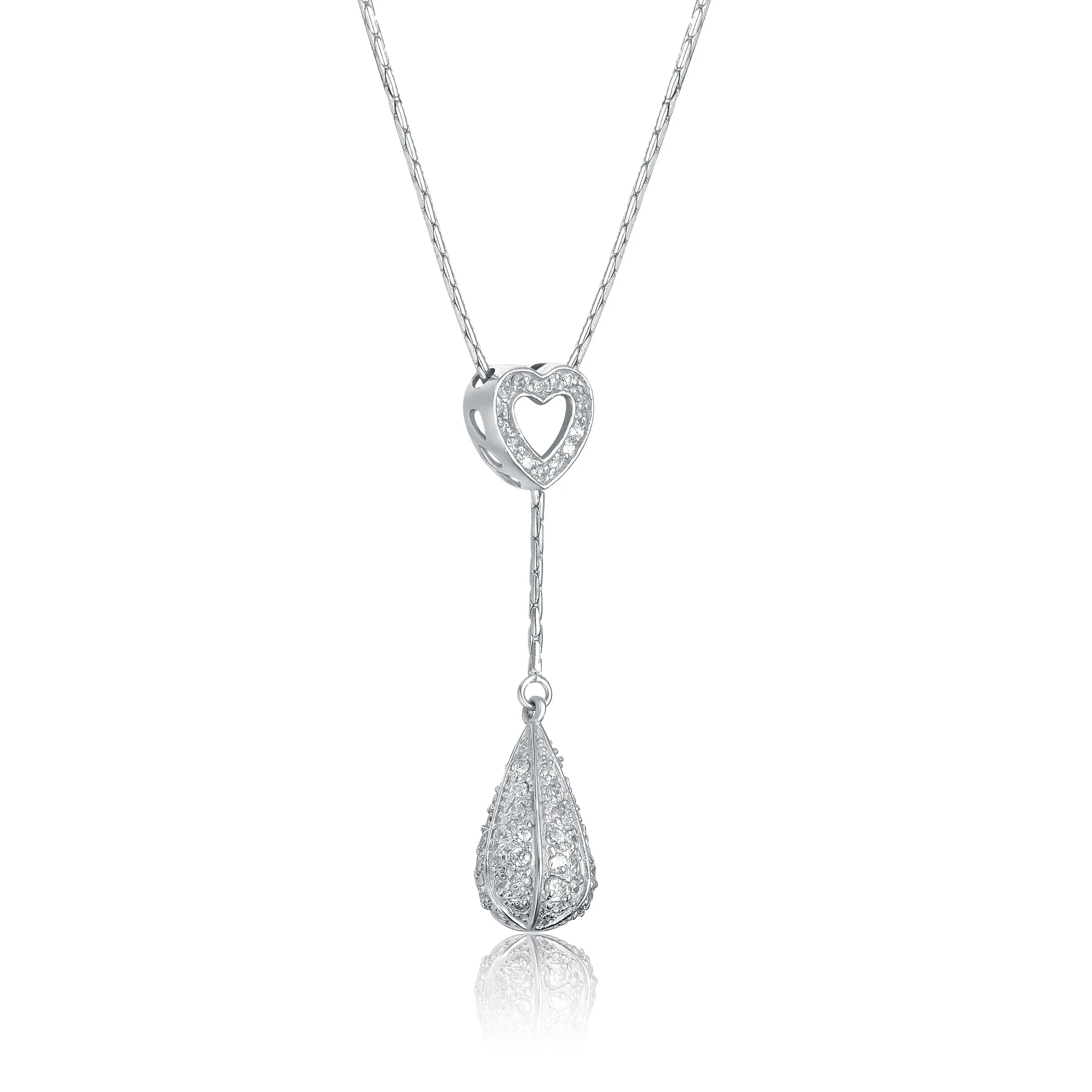 Constance Teardrop Tie Necklace