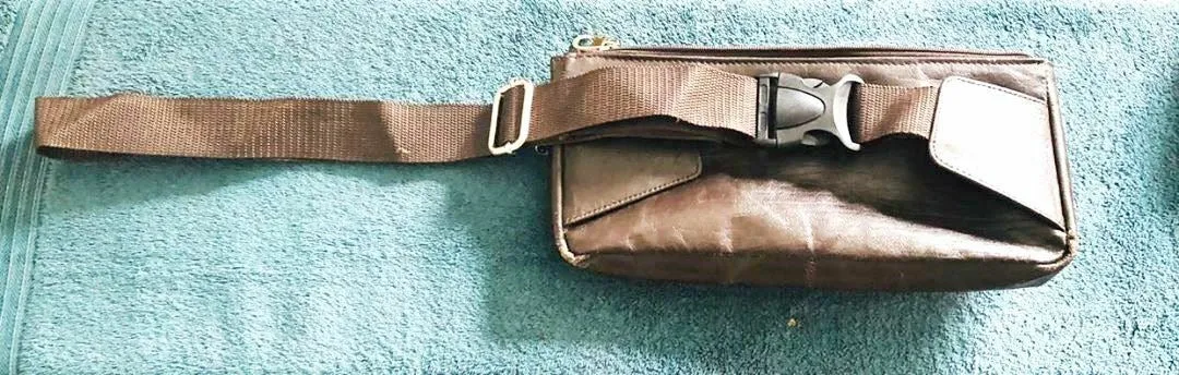 cowhide fanny pack