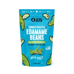 Crunchy Roasted Edamame Beans - Sea Salt (3-Pack)