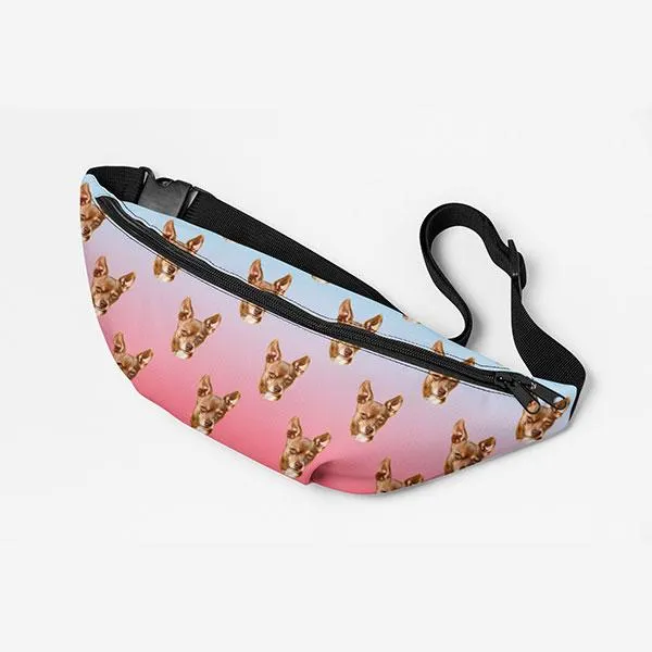 Custom Pet art Fanny Pack