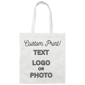 Custom Print Canvas Tote Bag