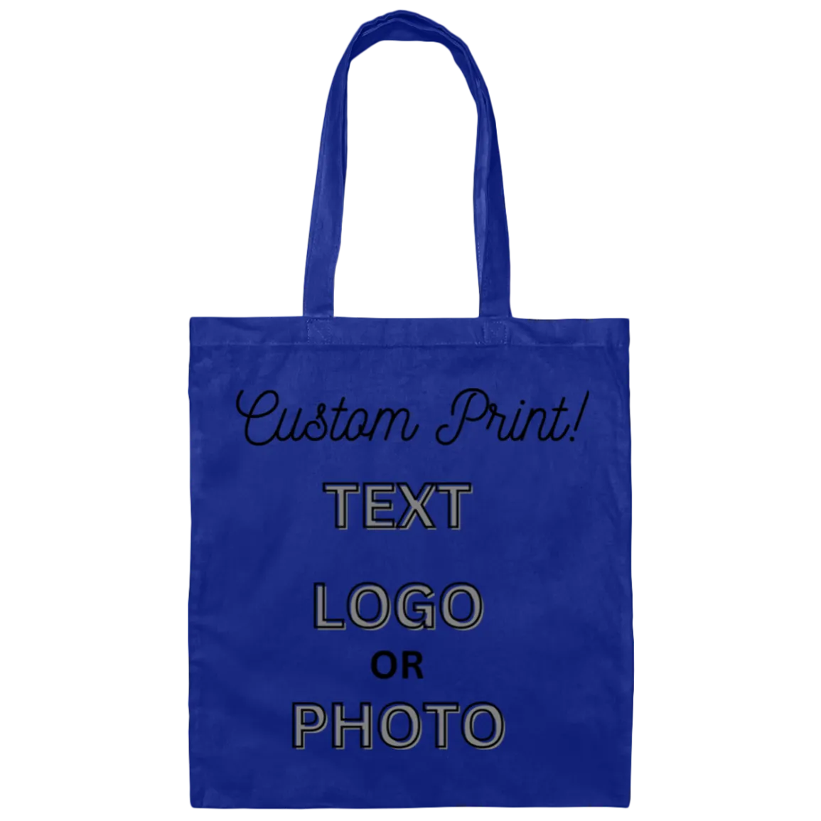 Custom Print Canvas Tote Bag