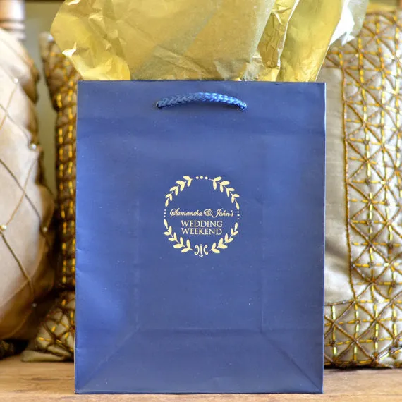 Custom Printed Wedding Weekend Bags