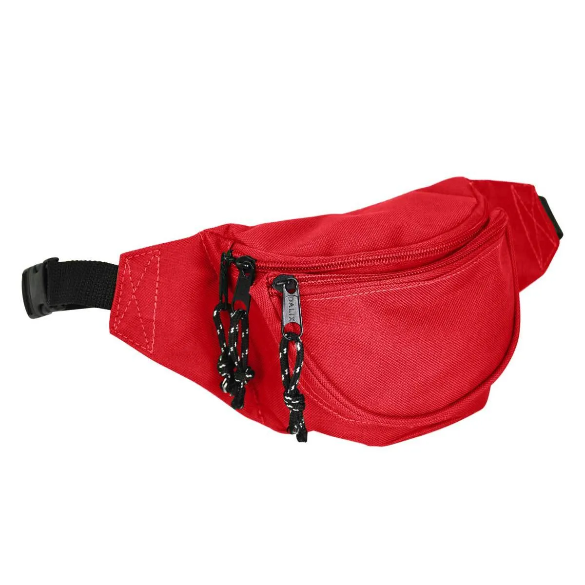 Dalix Round Fanny Pack w/ 3 Pockets