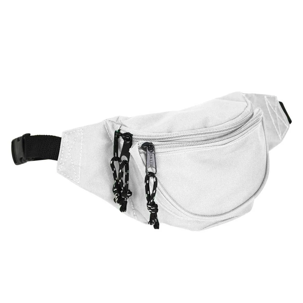 Dalix Round Fanny Pack w/ 3 Pockets