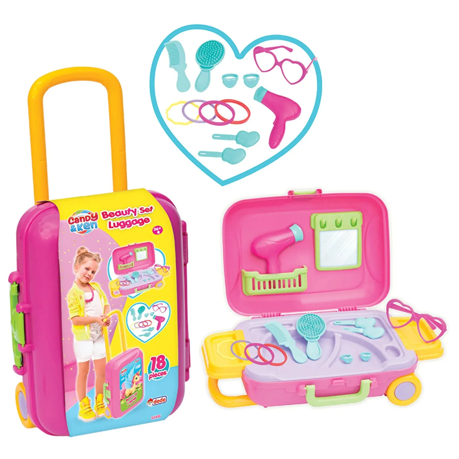 Dede Candy & Ken Beauty Set Luggage