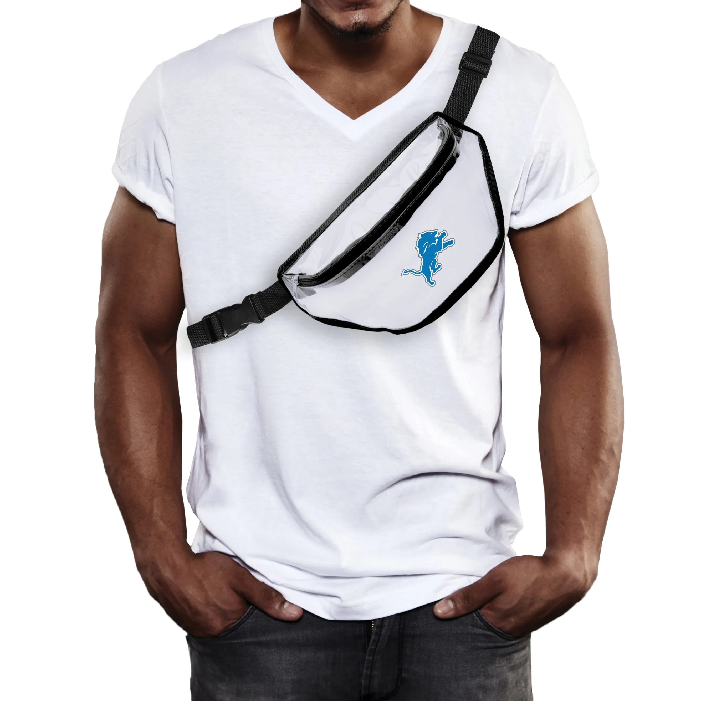 Detroit Lions Clear Fanny Pack