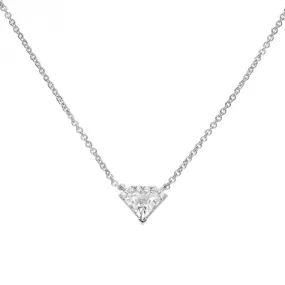 Diamond Shaped Pave Necklace N4467