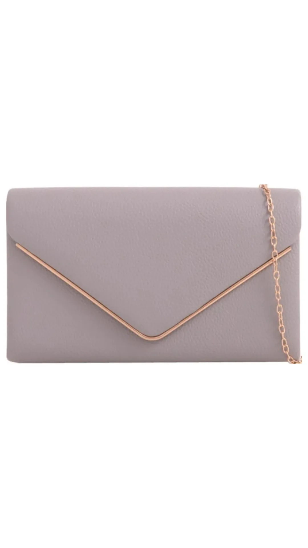 Donna Clutch- Grey