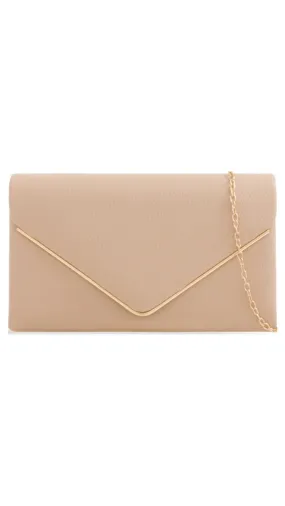 Donna Clutch- Nude