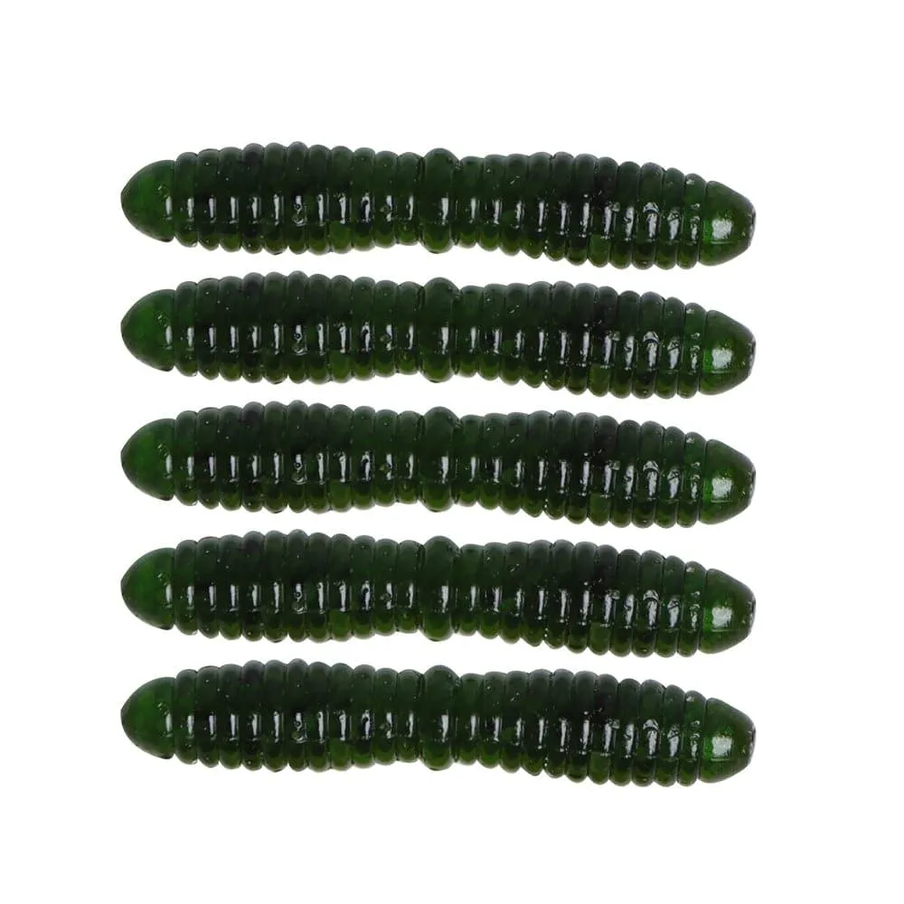 Dr.Fish 15pcs Ice Fishing Soft Worms 1.38''