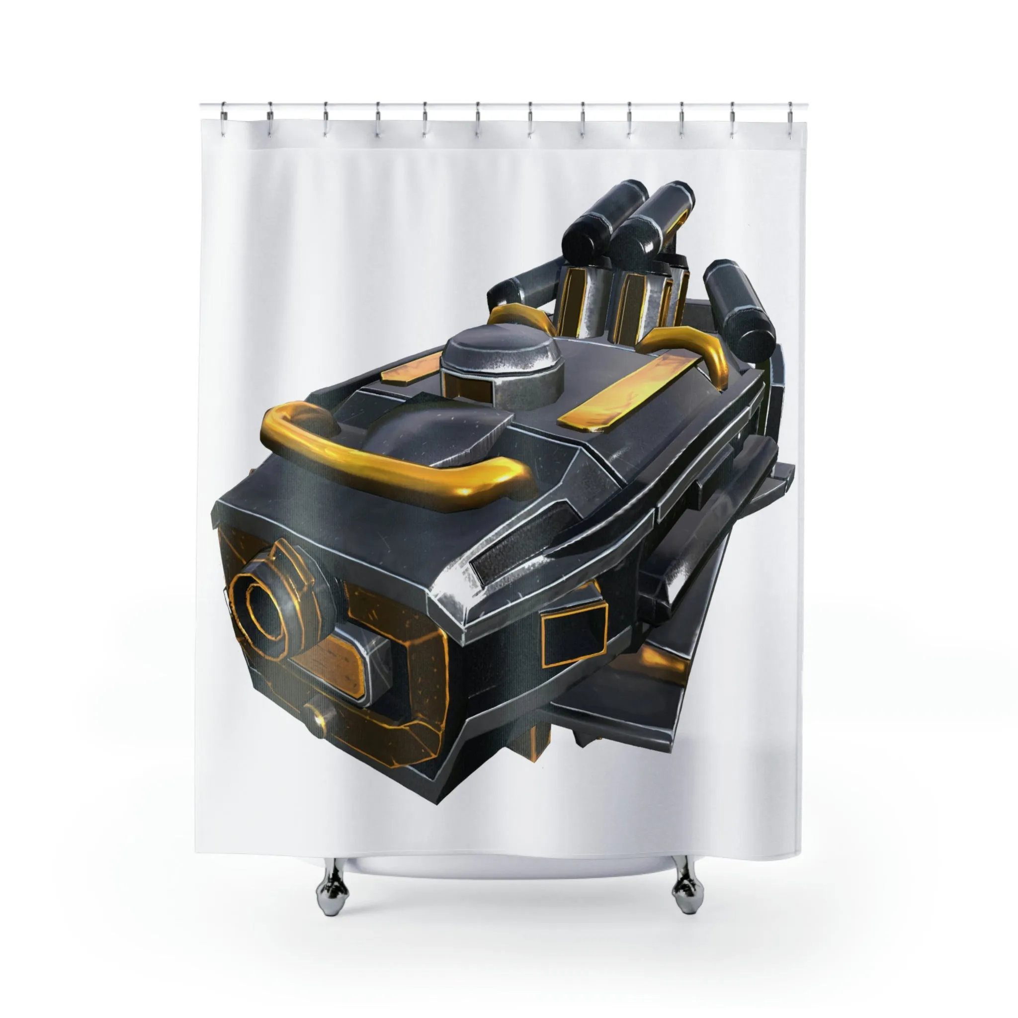 Drone Shower Curtains